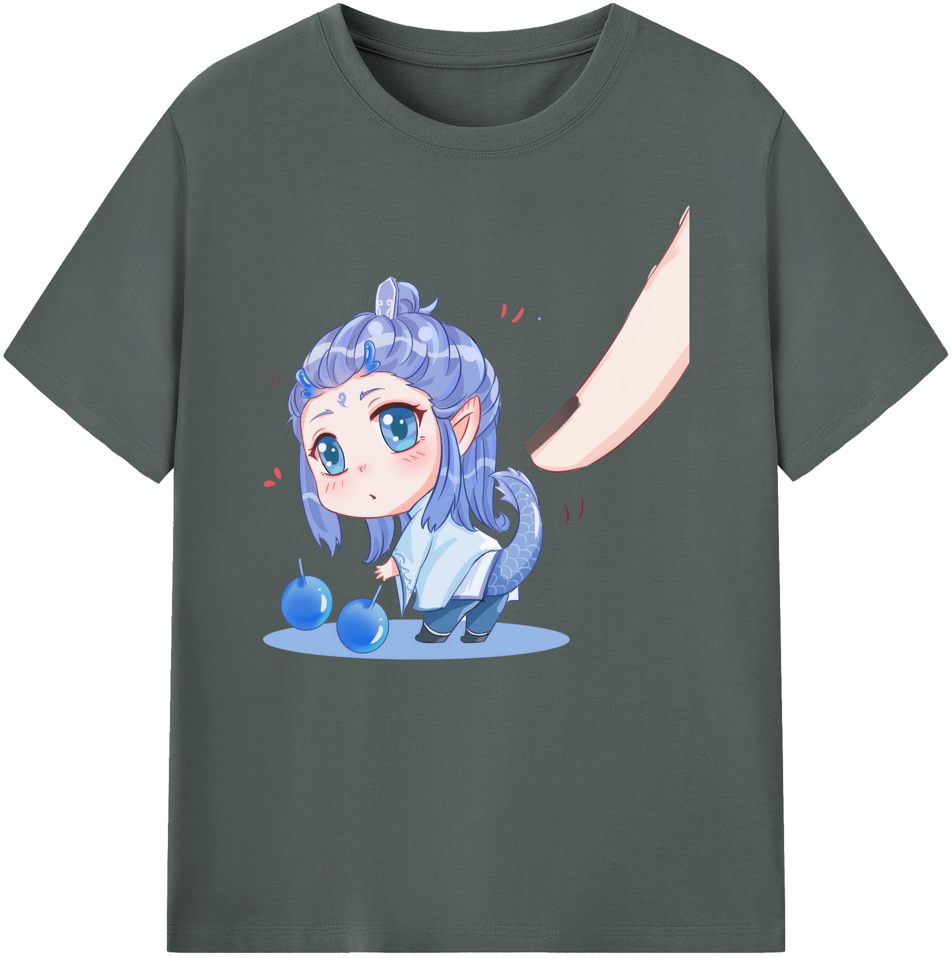 （画像用） Ne Zha 2 ナタ 魔童の大暴れ 綿100％ メンズ半袖Tシャツ｜肌触りやわらか＆通気性